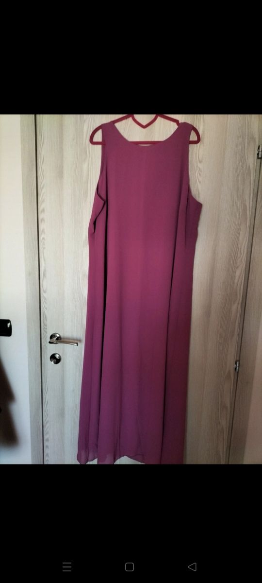 Abito lungo ciclamino taglia 52