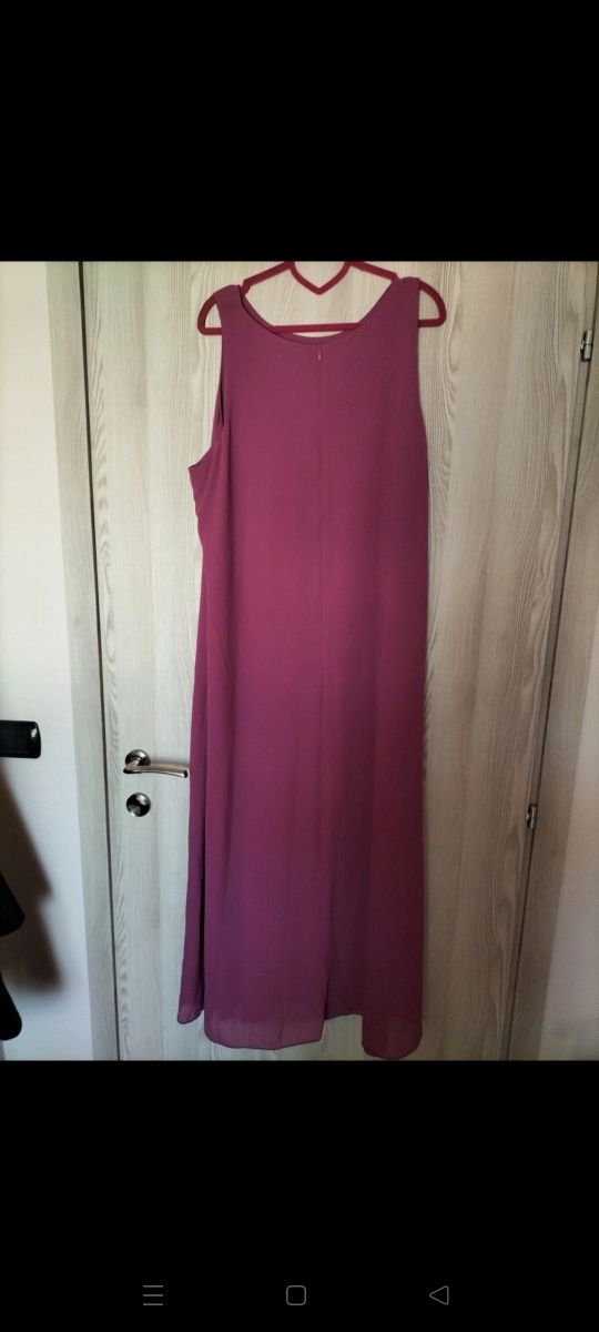 Abito lungo ciclamino taglia 52