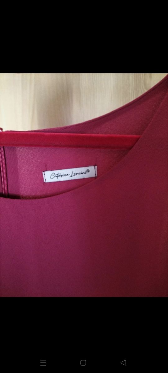 Abito lungo ciclamino taglia 52