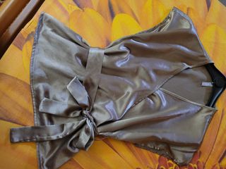 Camicetta/blusa color bronzo lucida