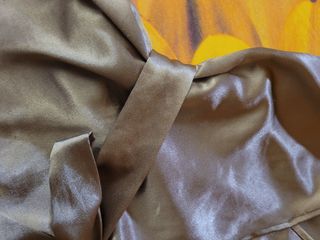 Camicetta/blusa color bronzo lucida
