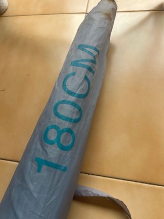 Sombrilla azul con protección solar