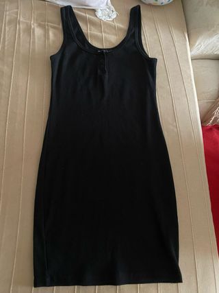 Vestido corto Zara negro