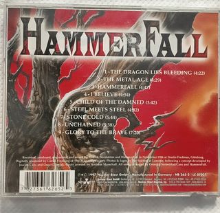 HammerFall Glory to the Brave CD Heavy Metal