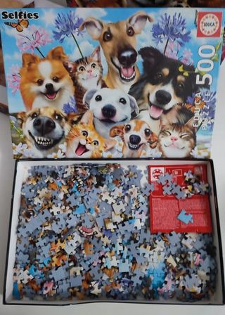 Puzzle Educa 500 piezas Selfies