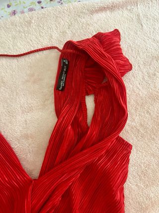 Body rojo mujer