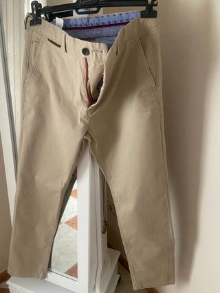 Pantalón largo  Álvaro Moreno Beige Talla 42
