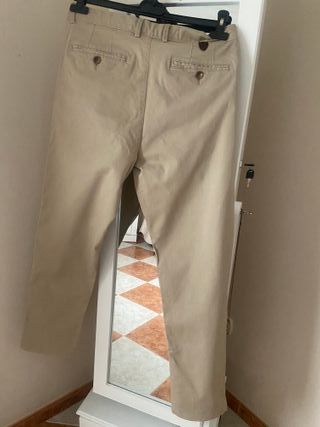Pantalón largo  Álvaro Moreno Beige Talla 42