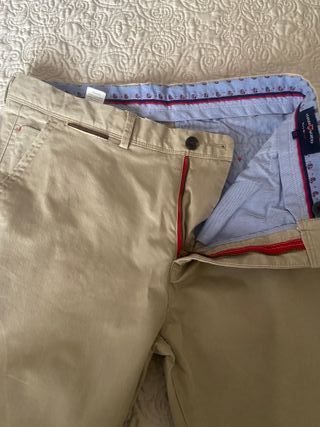 Pantalón largo  Álvaro Moreno Beige Talla 42