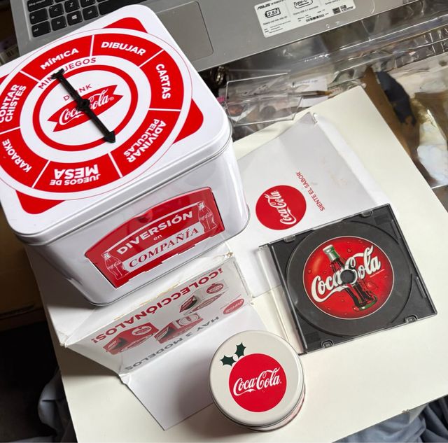 Estupendo Lote 3 Artículos Colección Coca-Cola