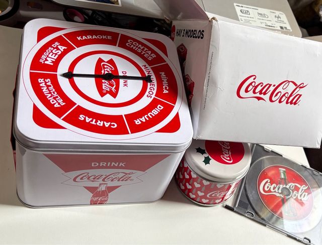 Estupendo Lote 3 Artículos Colección Coca-Cola