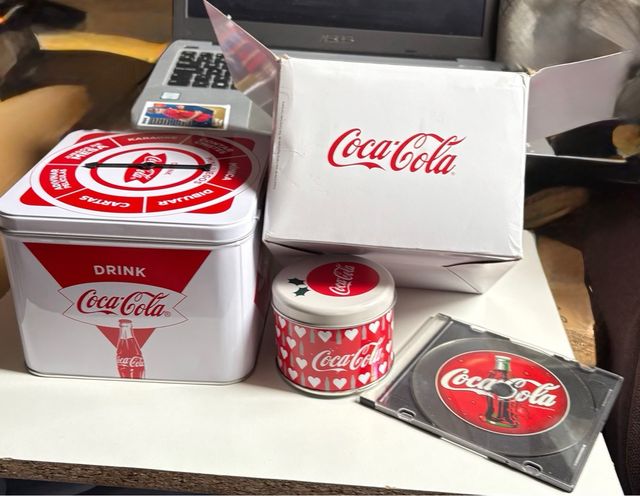 Estupendo Lote 3 Artículos Colección Coca-Cola