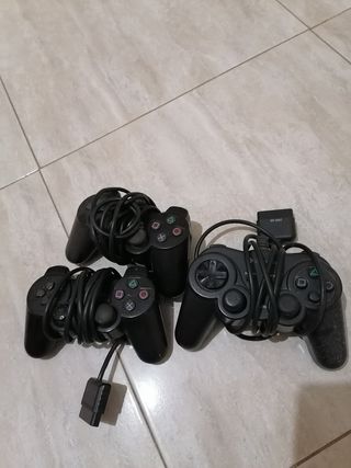 3 Mandos PS2 Negros