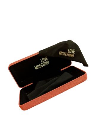 Occhiali da sole Moschino oro e neri