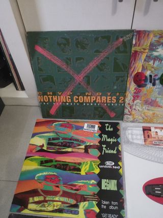 Lote 9 Vinilos Electrónica Dance