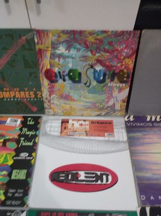 Lote 9 Vinilos Electrónica Dance