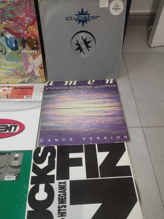 Lote 9 Vinilos Electrónica Dance