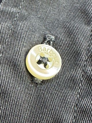 Camisa Barbour Hombre Gris Talla L