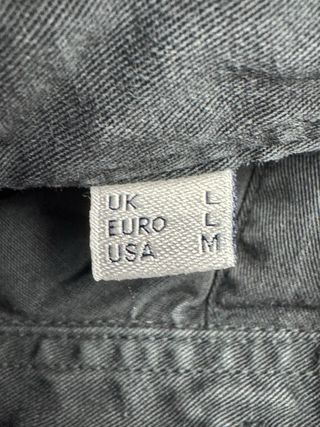 Camisa Barbour Hombre Gris Talla L