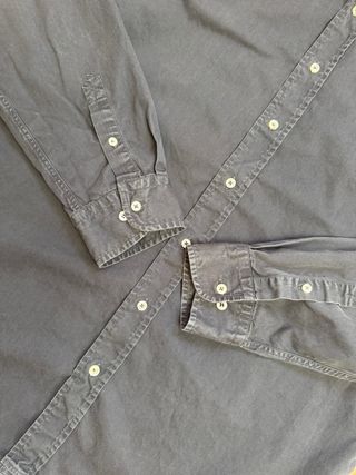 Camisa Barbour Hombre Gris Talla L