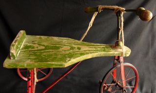 Antiguo Triciclo Madera Principios Siglo XX