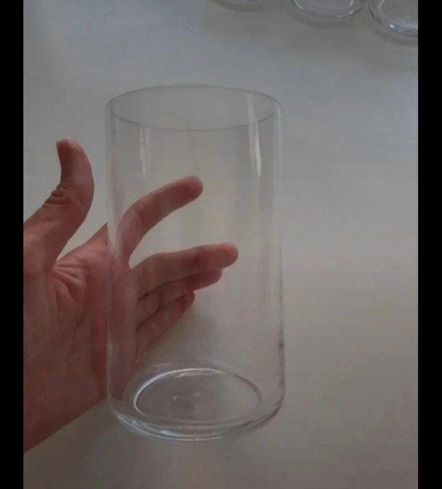 10 Vasos Tubo Acrílico El Corte Inglés