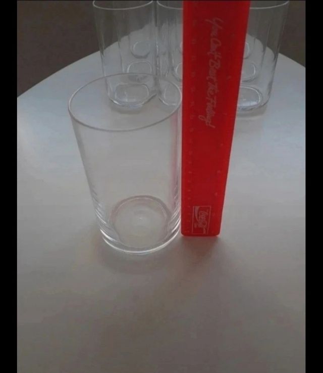 10 Vasos Tubo Acrílico El Corte Inglés