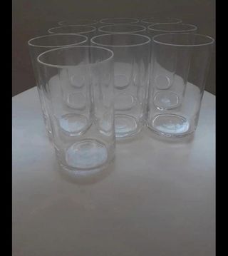 10 Vasos Tubo Acrílico El Corte Inglés