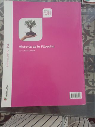 Historia De La Filosofía, 2 Bachillerato