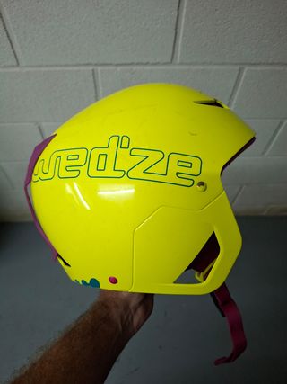 Casco de esquí Wed'ze amarillo para niño