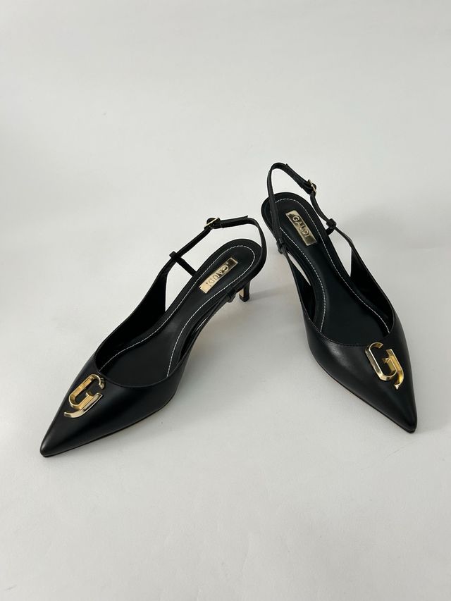 Nuove Décolleté slingback Donna 37 vera pelle