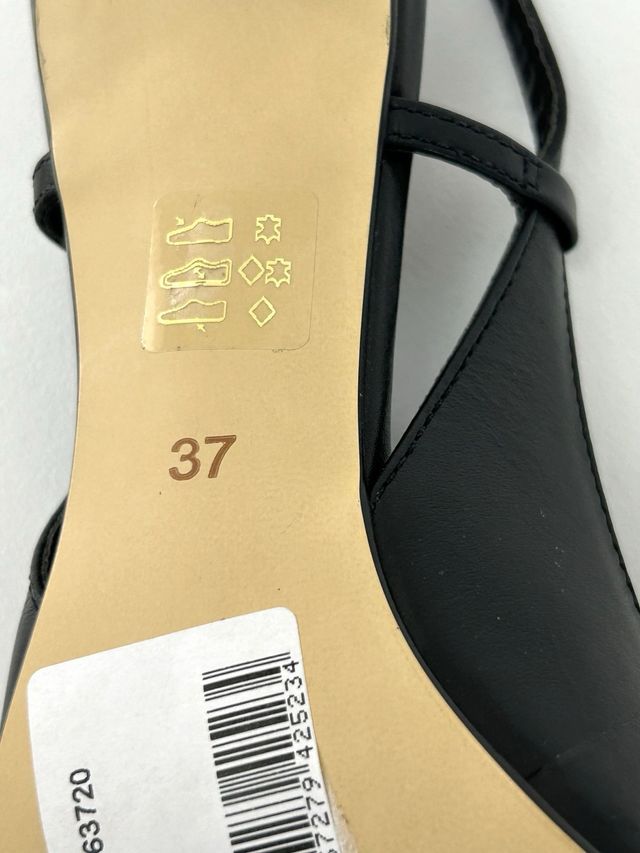 Nuove Décolleté slingback Donna 37 vera pelle