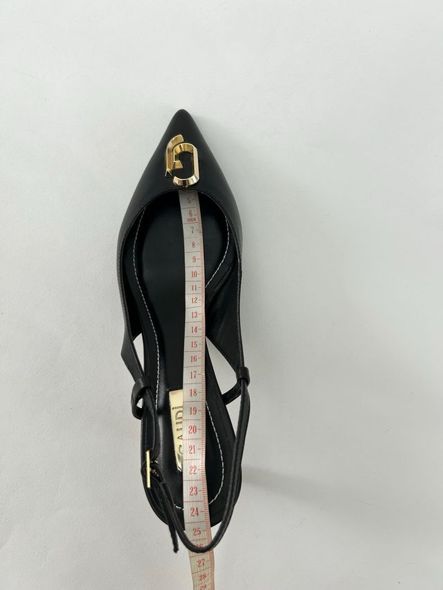 Nuove Décolleté slingback Donna 37 vera pelle