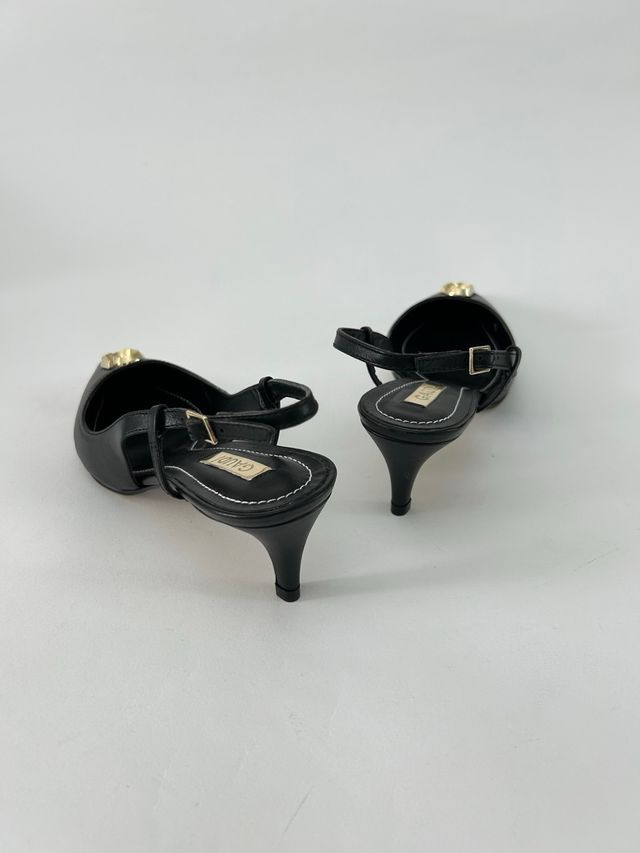 Nuove Décolleté slingback Donna 37 vera pelle