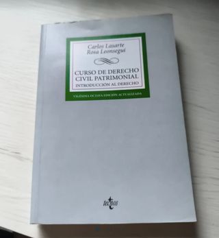 Libro de curso de derecho civil patrimonial