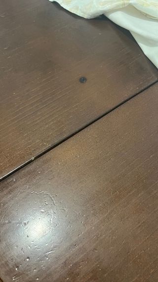 Mesa extensible de madera con 3 sillas