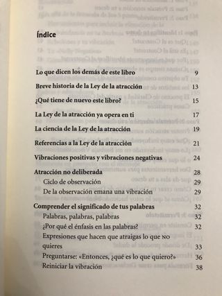 La ley de la atraccion - Libro
