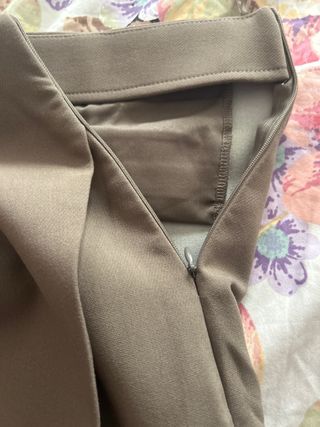 Falda pantalón Zara marrón