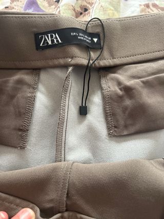 Falda pantalón Zara marrón