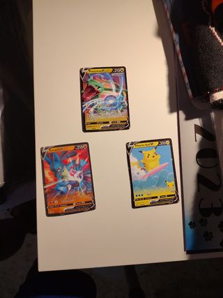12 Cartas Pokémon V puedes pedirlas individuales
