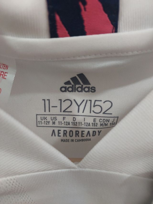 Camiseta Adidas Real Madrid Talla 11-12 Años