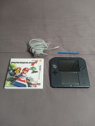 Nintendo 2DS Azul/Negro + Mario Kart 7