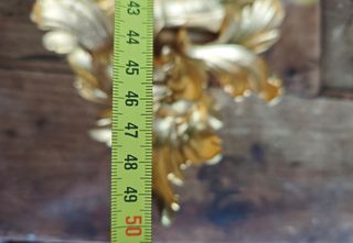 Grande Orologio da Parete Rococò Bronzo Dorato