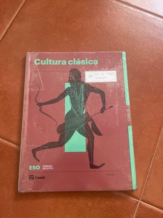 Cultura clásica I ESO LOMLOE