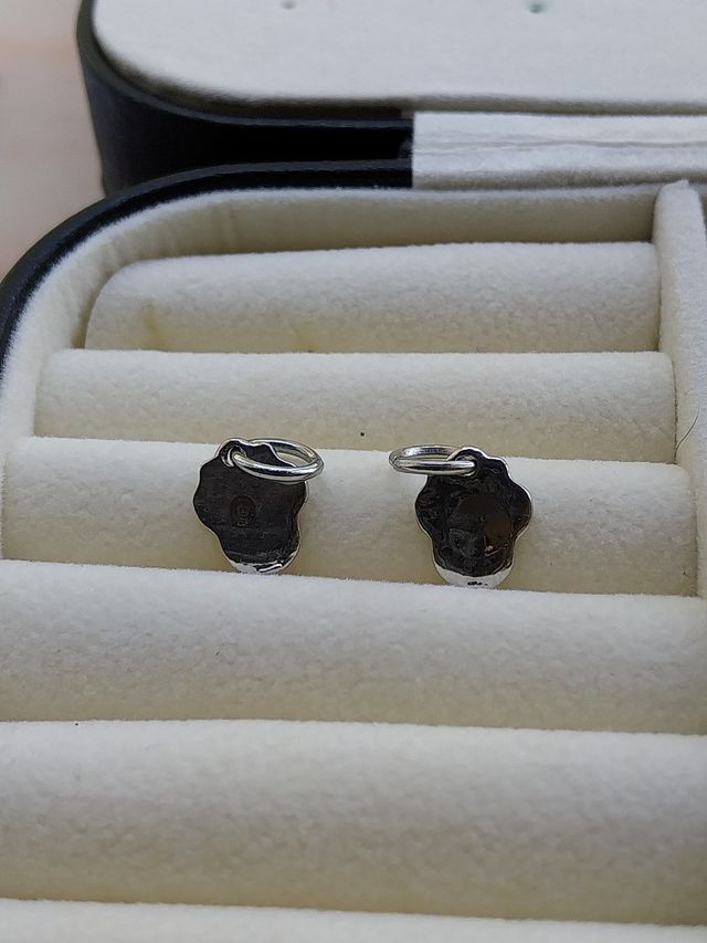 Pendente Minnie Mouse com Cristais Azuis