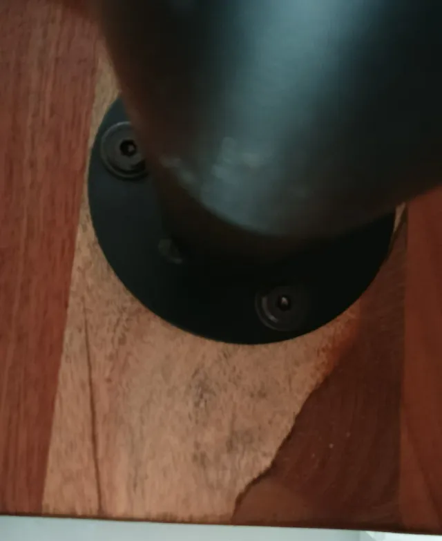 Mesa de centro madera maciza y metal