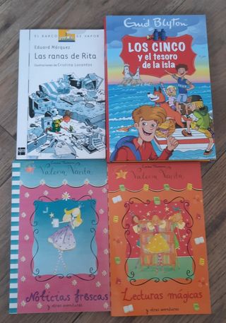 Pack 4 libros infantiles/juveniles