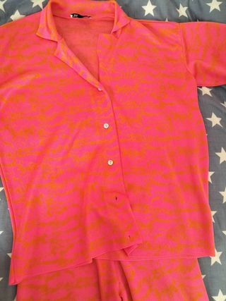 Conjunto Zara Blusa y Pantalón Estampado
