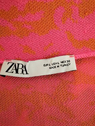 Conjunto Zara Blusa y Pantalón Estampado