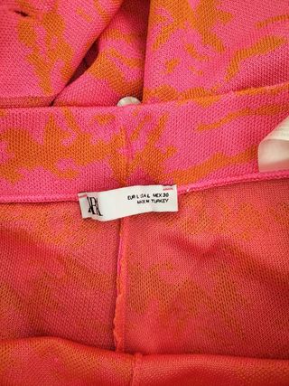Conjunto Zara Blusa y Pantalón Estampado